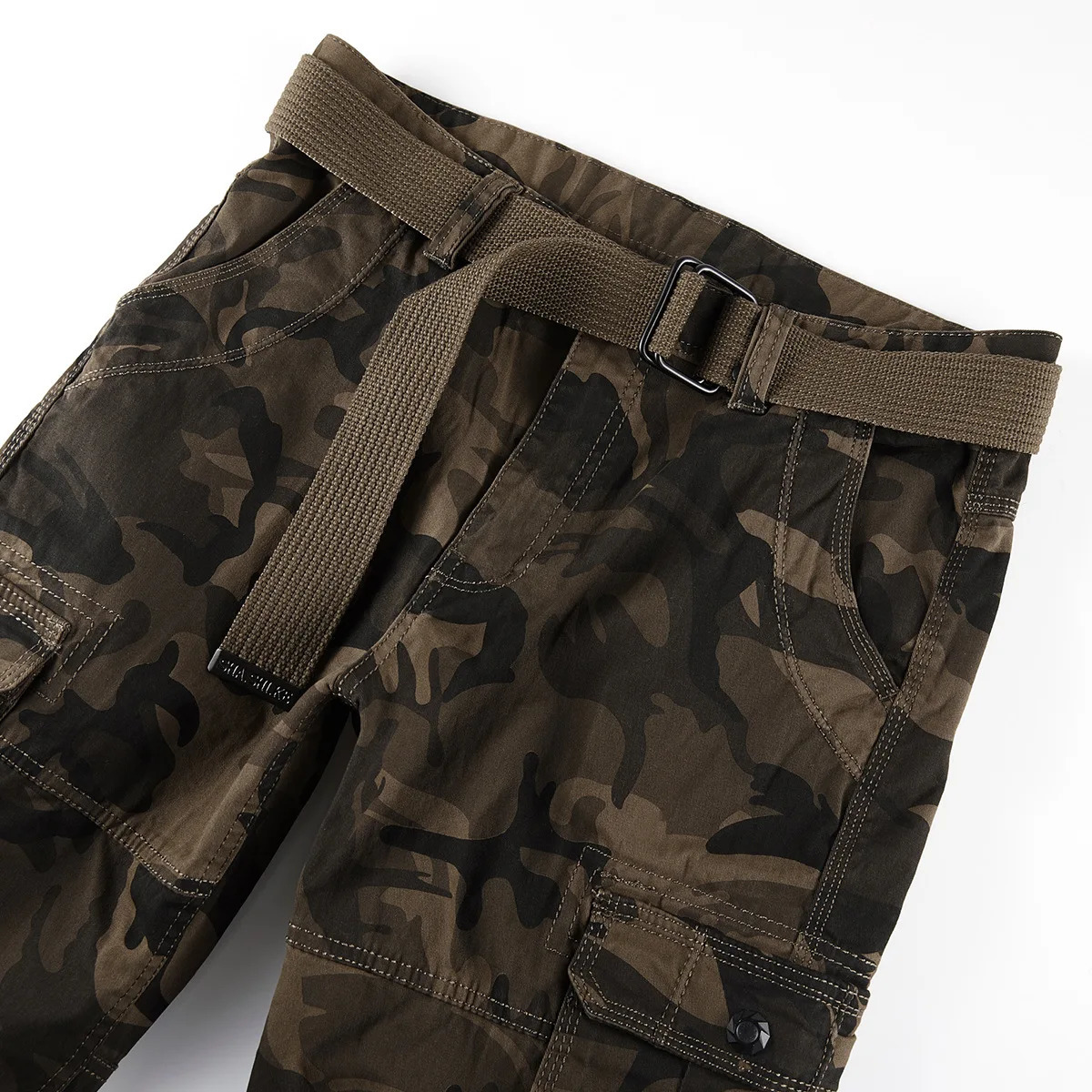 Mens Fashion Pants Pocket Large Y2K Street Clothing Camouflage Pants Autumn Winter Pants 240930