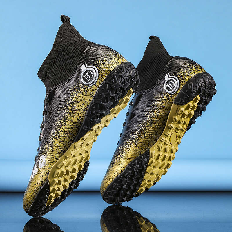 Men Kids Boots Women Professional Soccer Cleats Antiskid Chaussure TF/FG Outdoor Football Shoes