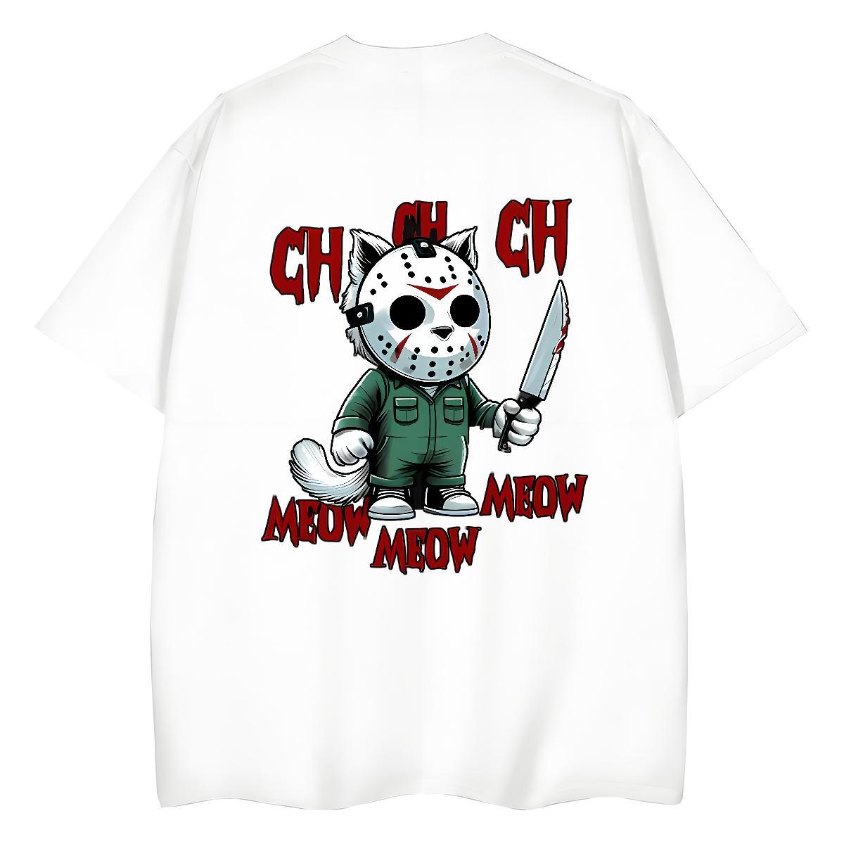 DIY T shirt 230g 100% Cotton Breathable Street Wear skull Lady T shirt Designer Nice Anime Print Top Shirts