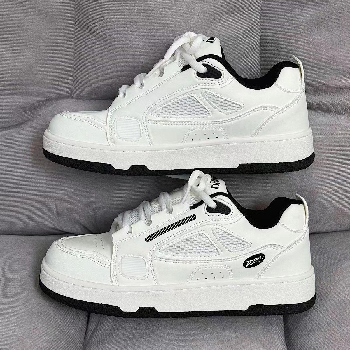 Niche Design Ins Student Versatile Thick Bottom Casual Bread Shoes Men's Summer Breathable Couple Skateboarding Shoes Women