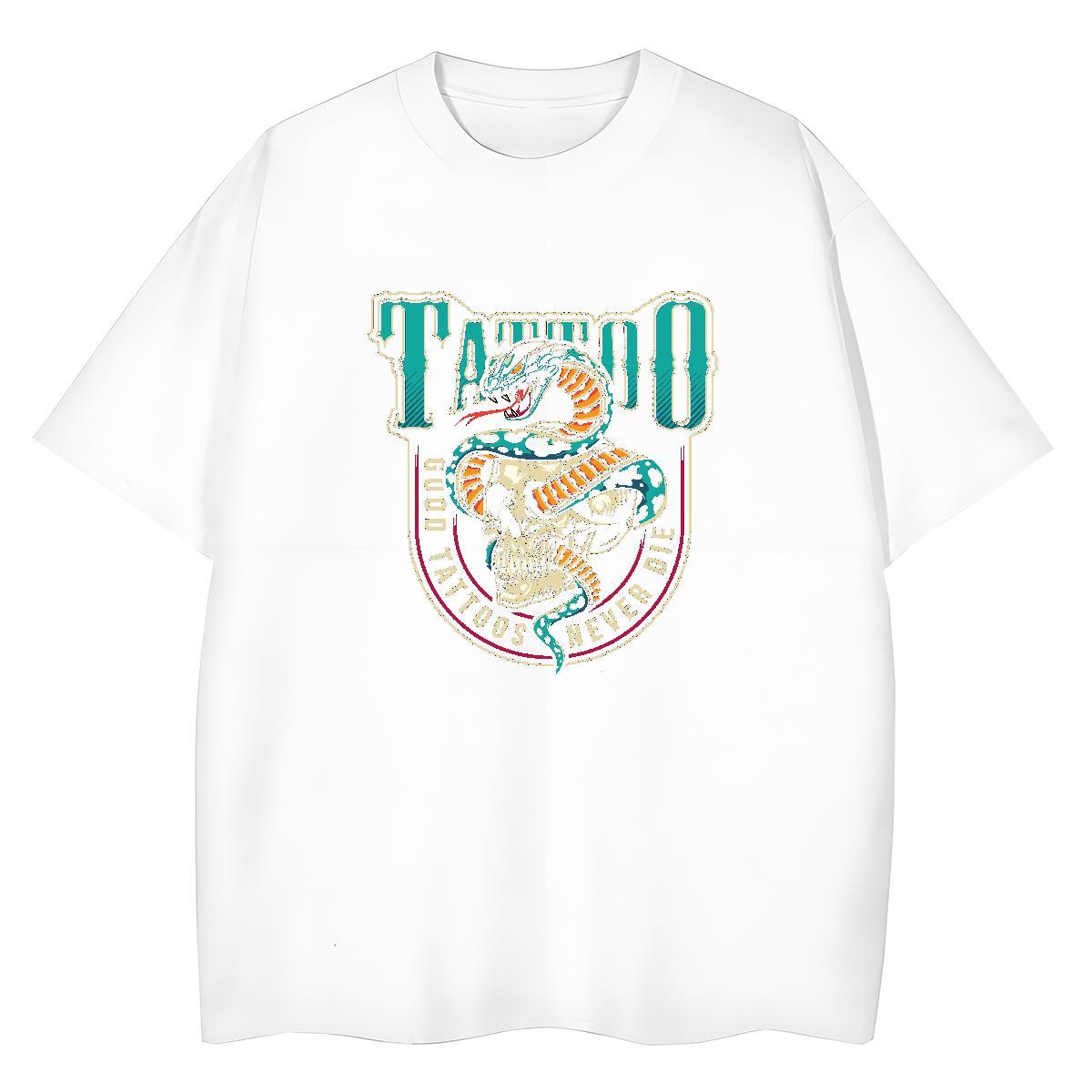 Factory Direct T shirt 230g Pure Cotton Short Sleeve O-Neck Casual skull Woman Tshirt Soft Oversized L-4XL Tees Shirts