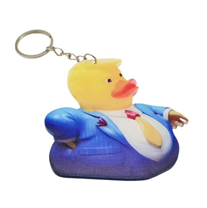 Fashion Keychains Women Men Cartoon PVC Bag Charm Key Chain Wallet Coin Purse Lanyard Accessories Keychain