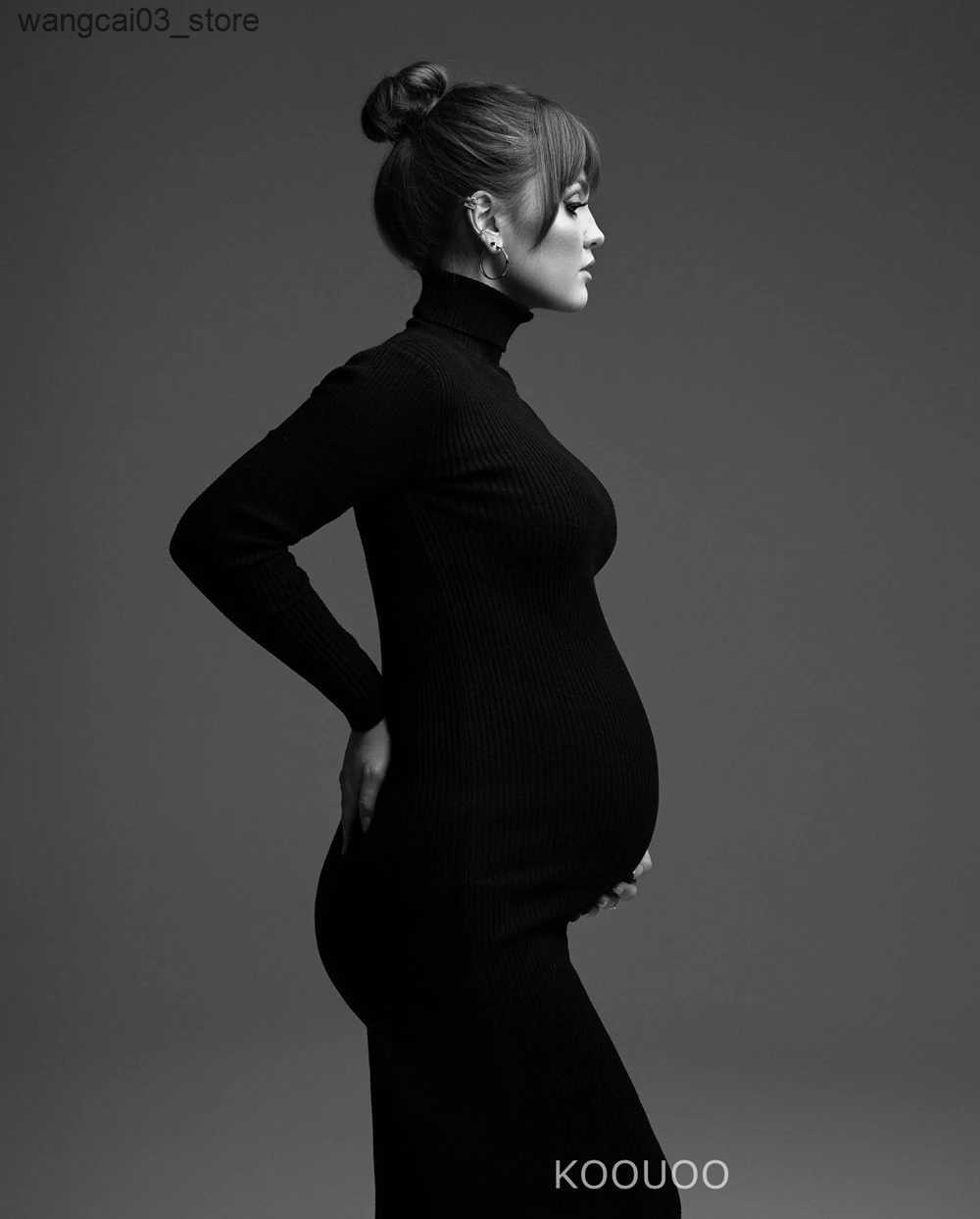 Maternity Dresses Maternity Dresses For Photoshoot Pregnancy Women Bodycon Maxi Long Dresses Clothes for Pregnant Photography Babyshower Props L240910