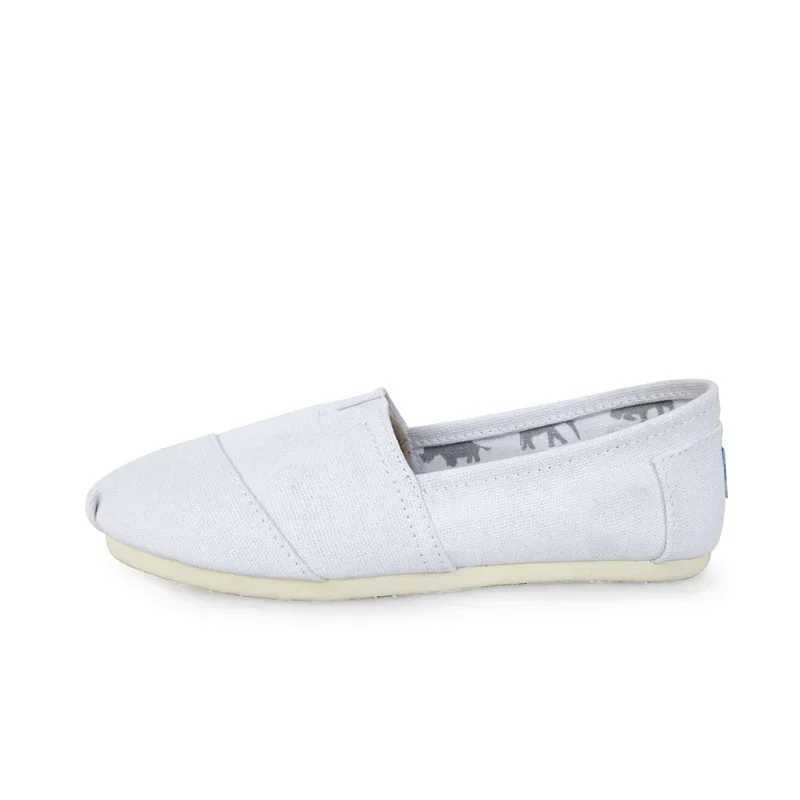 Mens and womens solid color Thomas shoes large size 35-45 breathable plain canvas plain shoes solid color soft leather linen shoes Y241011