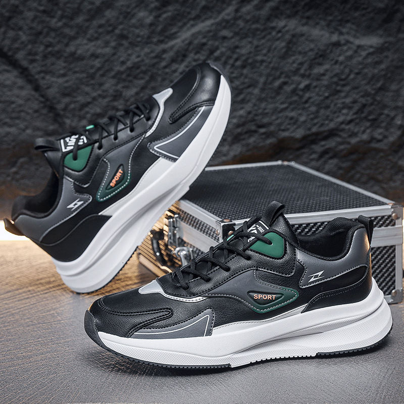 Autumn New Fashionable Thin Breathable Korean Edition Versatile Men's Low cut Sports and Leisure Dad Trendy Shoes