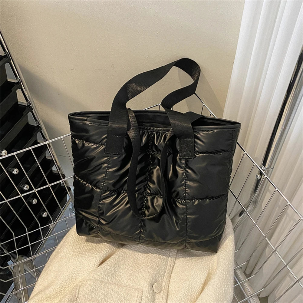 Fashion handbag womens black large capacity soft diamond bag Vinatge quilted shoulder bag travel shopping wallet 241008