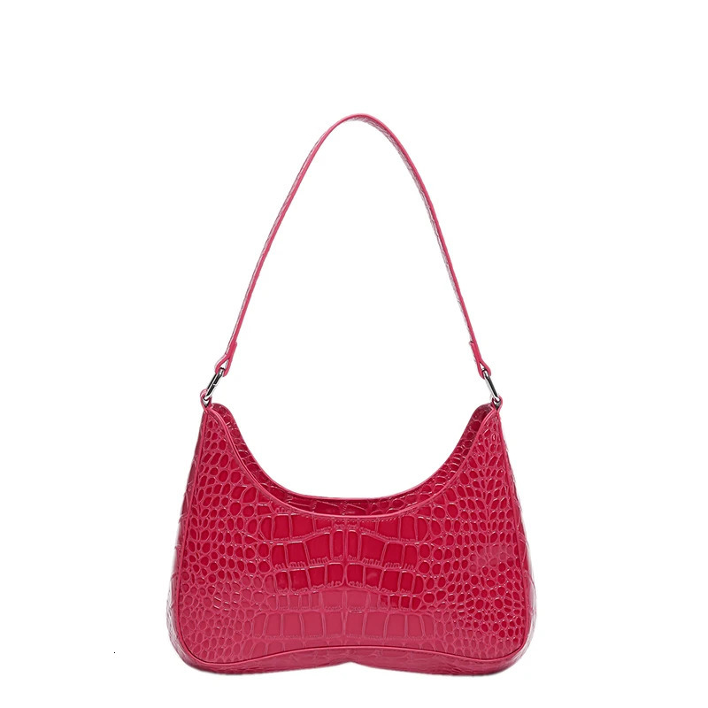Alligator Underarm Bag for Women Party Evening Clutch Female Shoulder with Strap Purse Y2K Handbags on Sale 240925