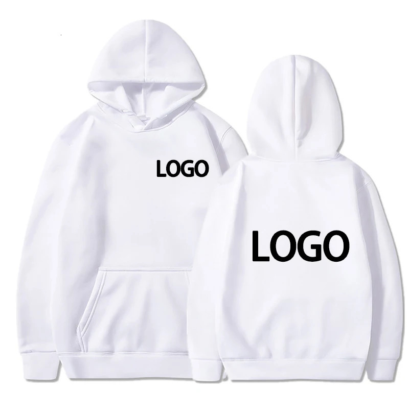 Customized Printed Men Women Hoodie Loose Casual Clothing Fashion Long Sleeve Hooded Pullover Personality Streetwear Sweatshirts 241011