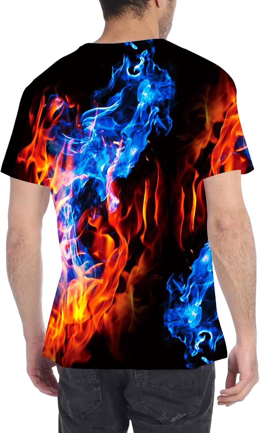 Mens T shirt Unisex Stylish 3D Printed Shirts Short Sleeve Graphic Tops Tees for Men and graphic tee Casual tops summer Trendy Fashion cool