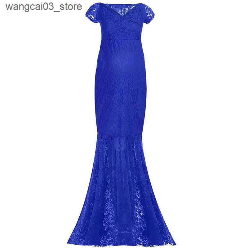 Maternity Dresses 2023 Mermaid Maternity Dresses Photography Props Sexy Lace Maxi Gown For Photo Shoots Women Pregnancy Dress Clothes L240910