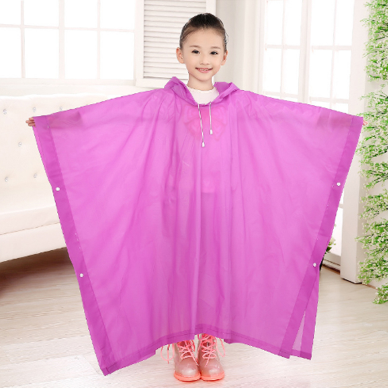 Children's Raincoat Exclusive Fun Cartoon Raincoat with Hat Happy Rainproof New Experience