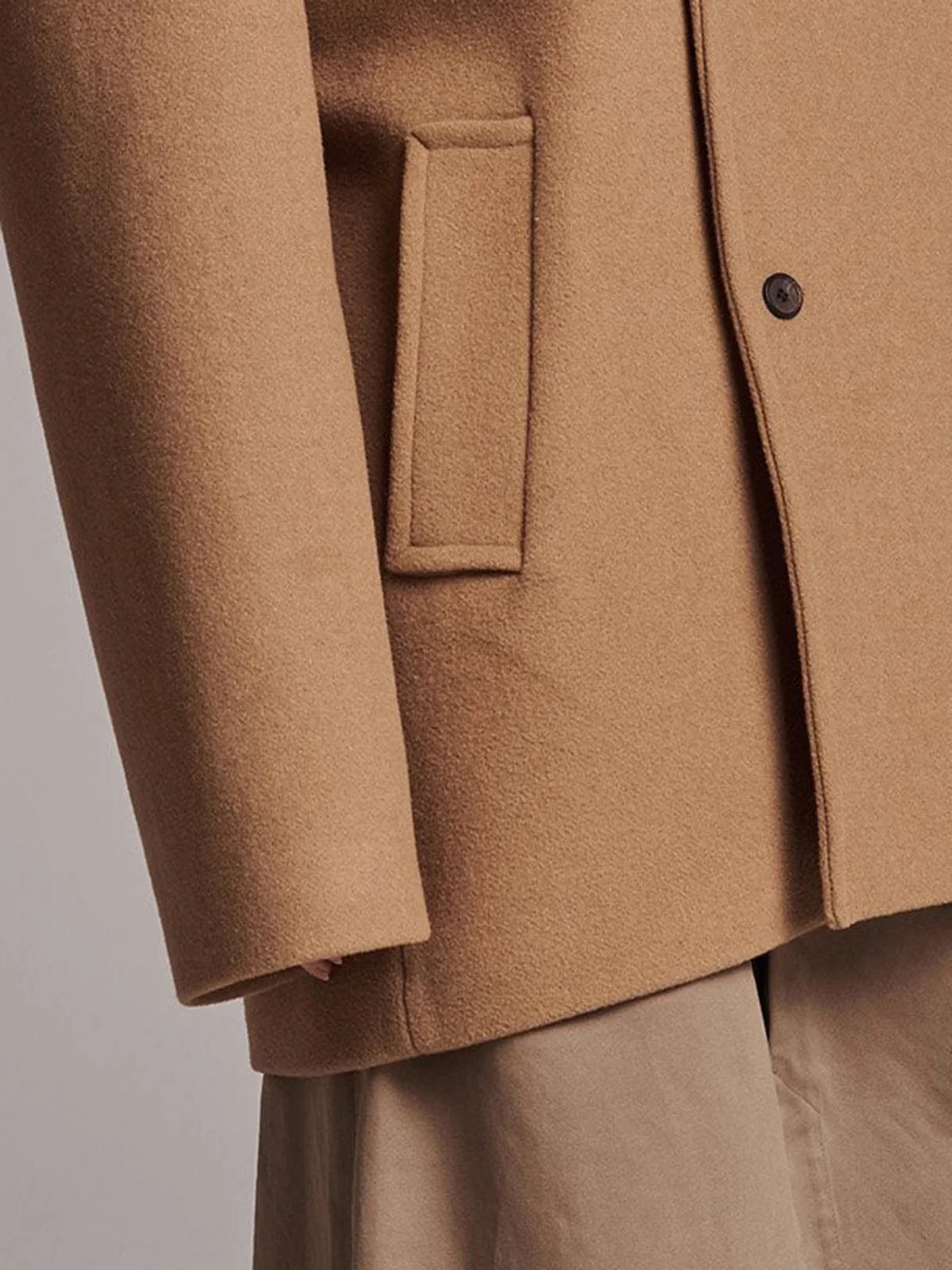 FRENKENWomens coatwinter coat 2024outerwearsWomens jacketoversized looseWarm jacketWoollen coatElegantLeisure 240930