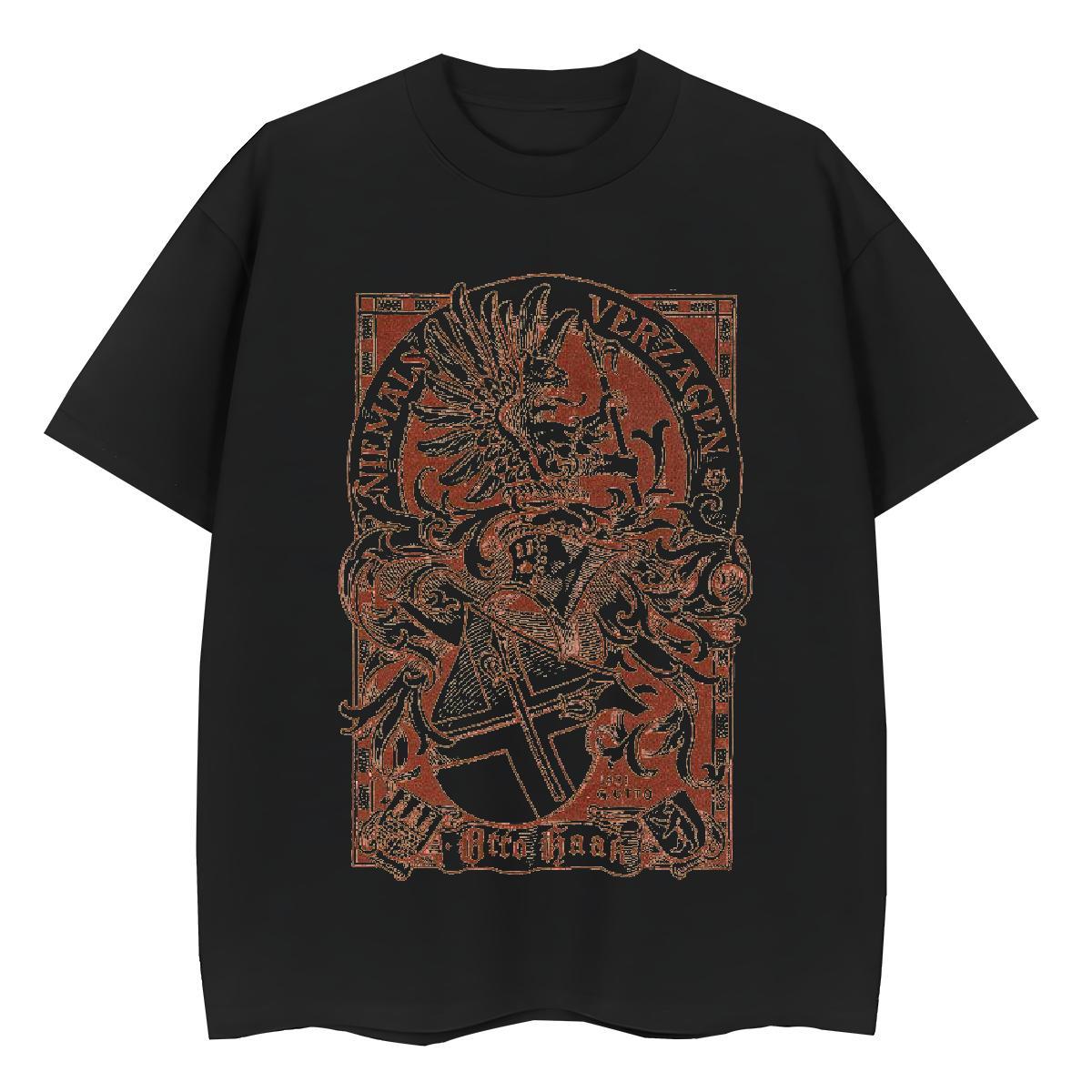 2024 DIY Woman T Shirts 100% Cotton 230g Breathable Short Sleeve Daily Outfit Religion Unisex Tshirts Loose Cartoon Floral Printing Top Shirts