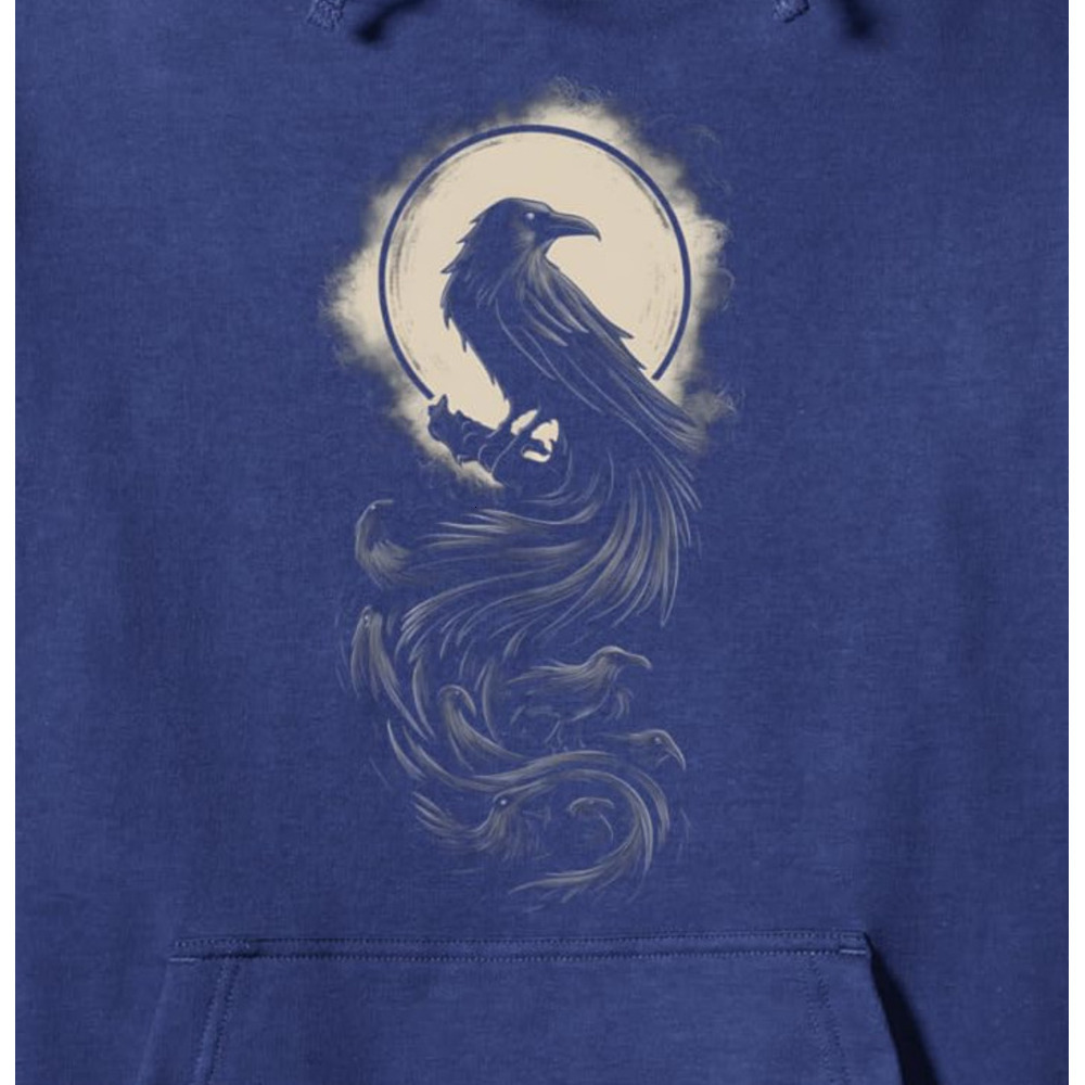 Hoodie for Mens Womens Raven Bird Cool Birdwatching Birder Bird Design Pullover Hoodie Graphic Hoodies sweatshirt Pullover Long Sleeve