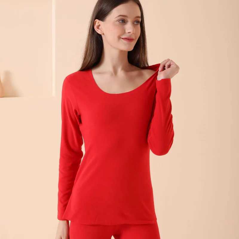 Women's Thermal Underwear New Winter Thermal Underwear Women Suit Long Slve Thick Second Thermal Female Warm Lingerie Body Shaped Slim Ladies 2 P