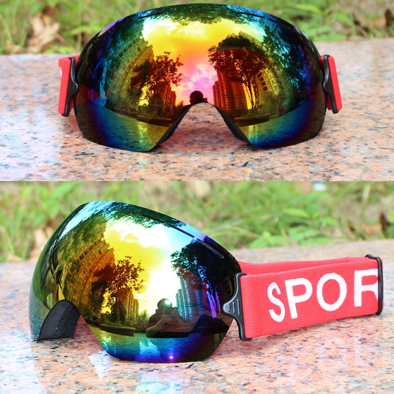 Professional Ski Goggles Men UV400 Adult anti-fog Snowboard Skiing Glasses Women Ultra-light Winter Snow Eyewear Sports Sunglasses S165 IVISTA