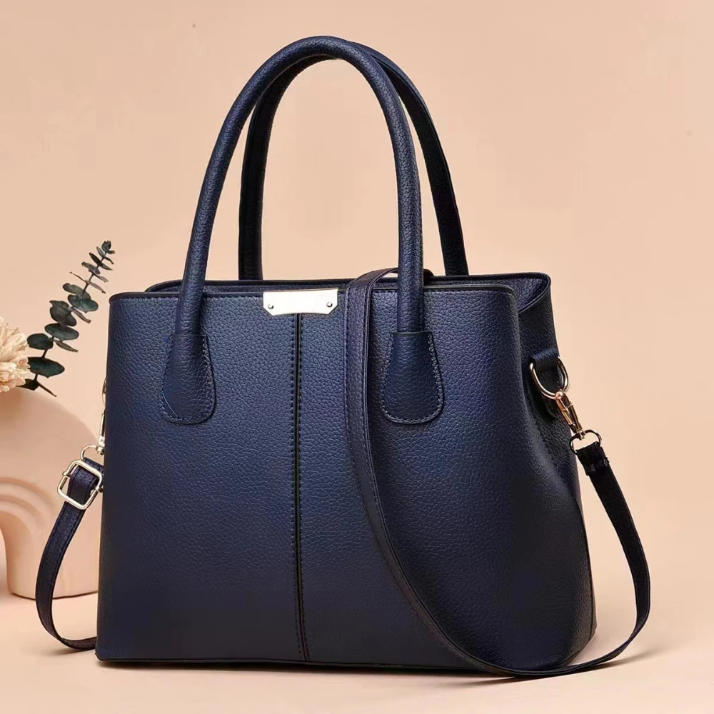 Fashionable and highquality womens handbag large capacity solid color shoulder bag casual version detachable strap bucket 241008
