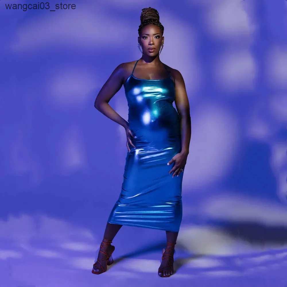 Maternity Dresses Elastic Maternity Photography Dress Sexy Backless Stretchy Skinny Pregnant Woman Photoshoot Dress L240910