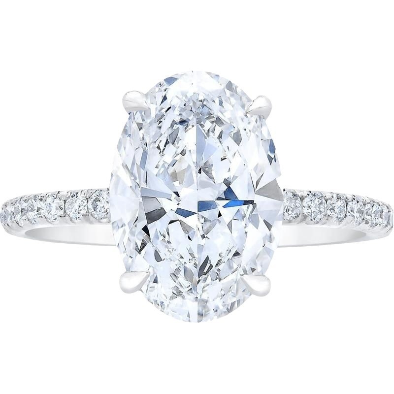 Women Charming Moissanite Ring S925 Sterling Silver 8ct D Color Moissanite Band Rings for Women Promise Jewelry Engagement Rings Gift