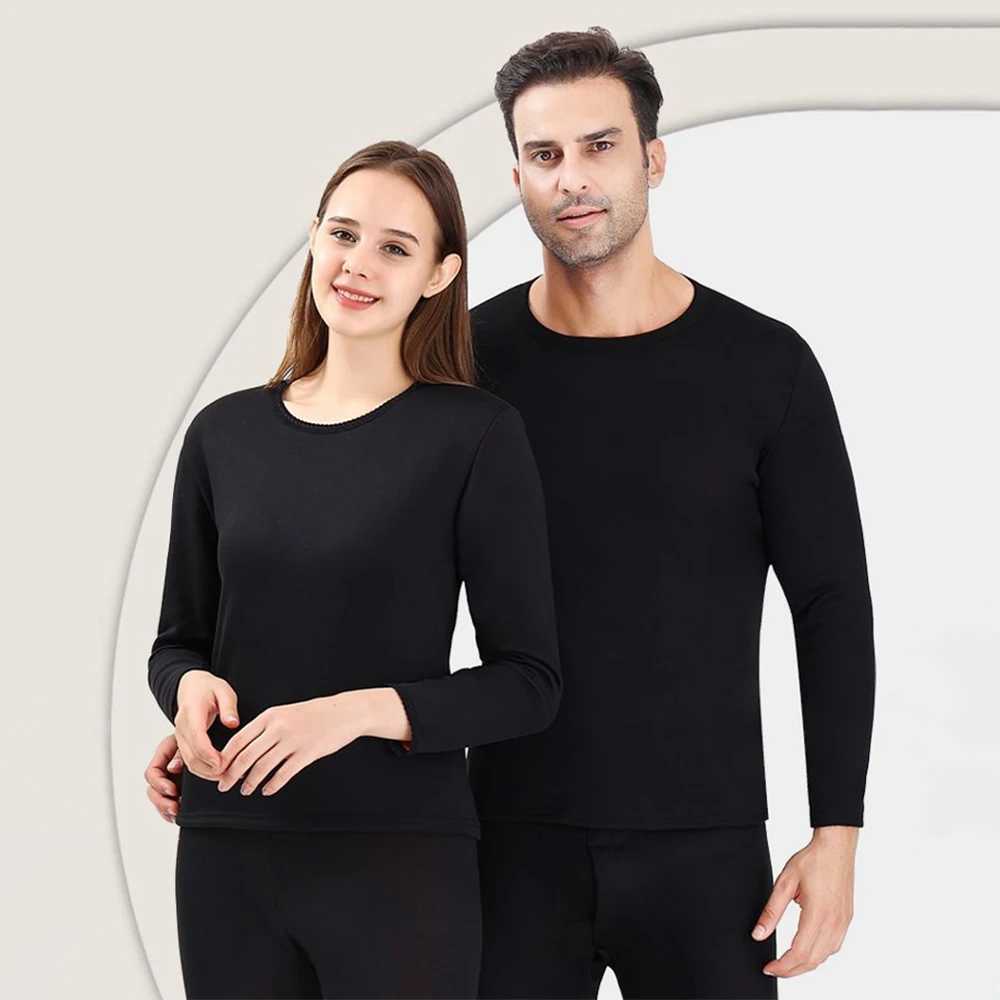 Womens Thermal Underwear Winter Women Men Thermal Underwear Long Johns Thickened And Velvet Warm Lingerie Thermal Clothing Thermo Underwear Plus Siz Y