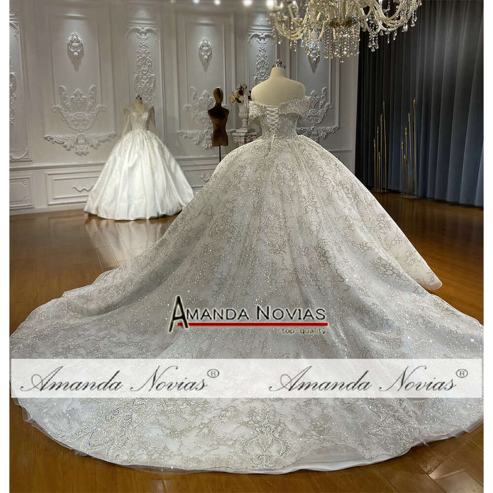 Off The Shoulder Straps Ball Gown Colorful Wedding Dress With Petticoat or-Length Princess Bride Vestido De Noiva Custom Made