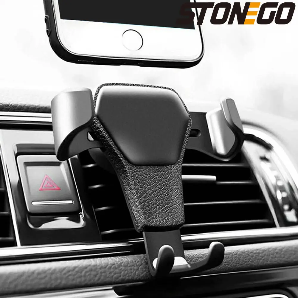 STONEGO Gravity Car Mount for Mobile Phone Holder Car Air Vent Clip Stand Cell Phone GPS Support for Stonego , Phone