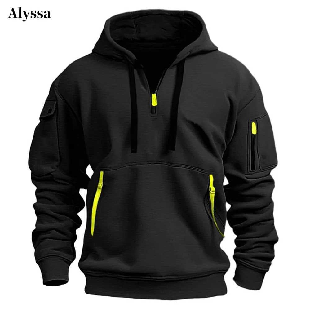 Vintage 2024 Oversized Cotton Dropped Shoulder Hooded Sweatshirt Mens Loose Pullover Fashion Sweatshirt Autumn Sport Long Sleeve LX241011