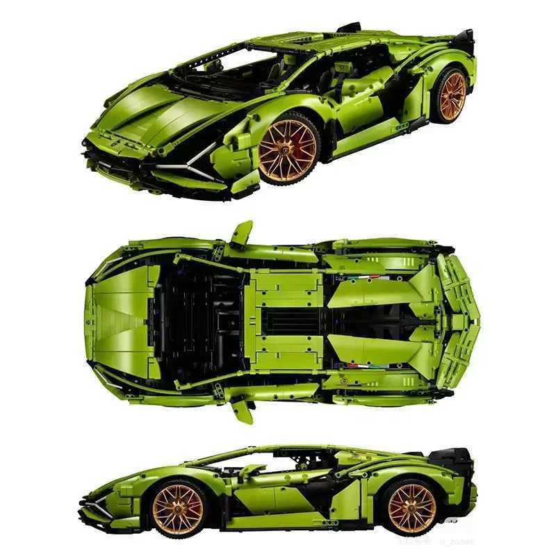 Blocks Blocks New 42172 42143 42115 42083 Technology Supercar Moc Model Building Blocks Adult Toys Childrens Birthday Gifts Y241011NDJ7 CL250109