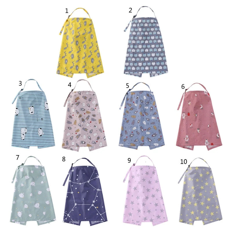 1 Pc Baby Breastfeeding Nursing Cover Infant Breast Feeding Scarf Blanket Cloth Mum Nursing Apron Cape Canopy 241008