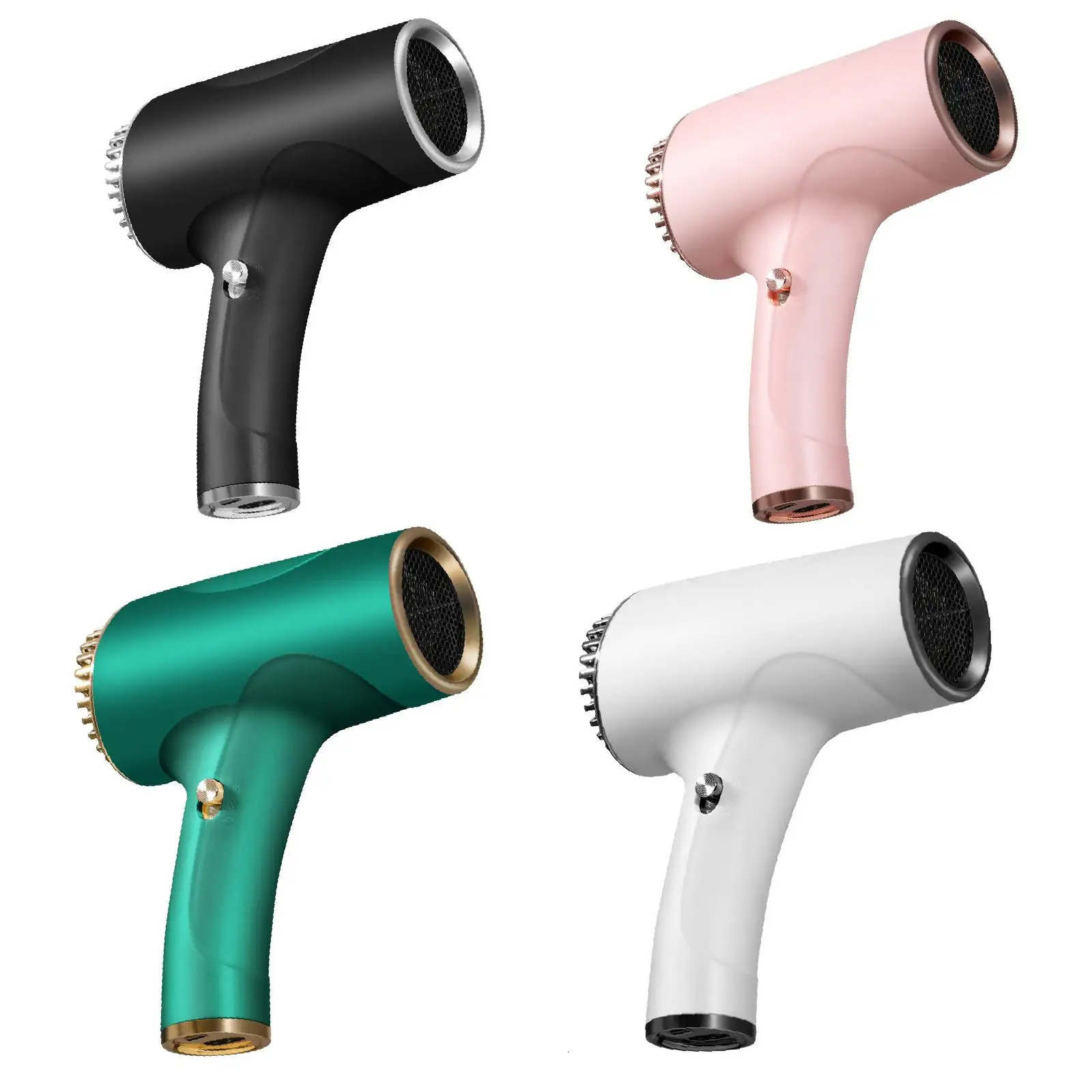 Portable Hair Dryer Blow Dryer Elegant Lightweight Low Noise Fast Drying Hair Care Dryer Hairdryer for el Dorm 241009