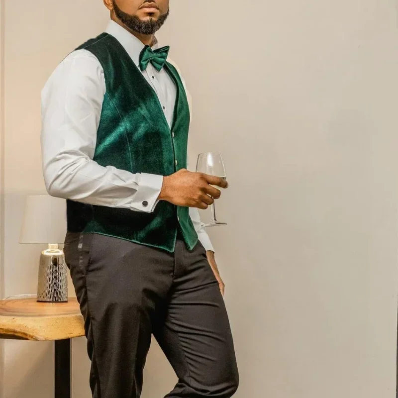 Wedding Suits For Men Slim Fit Floral Formal Groom Tuxedo Jacket With Vest Pants Male Fashion Clothes 2024