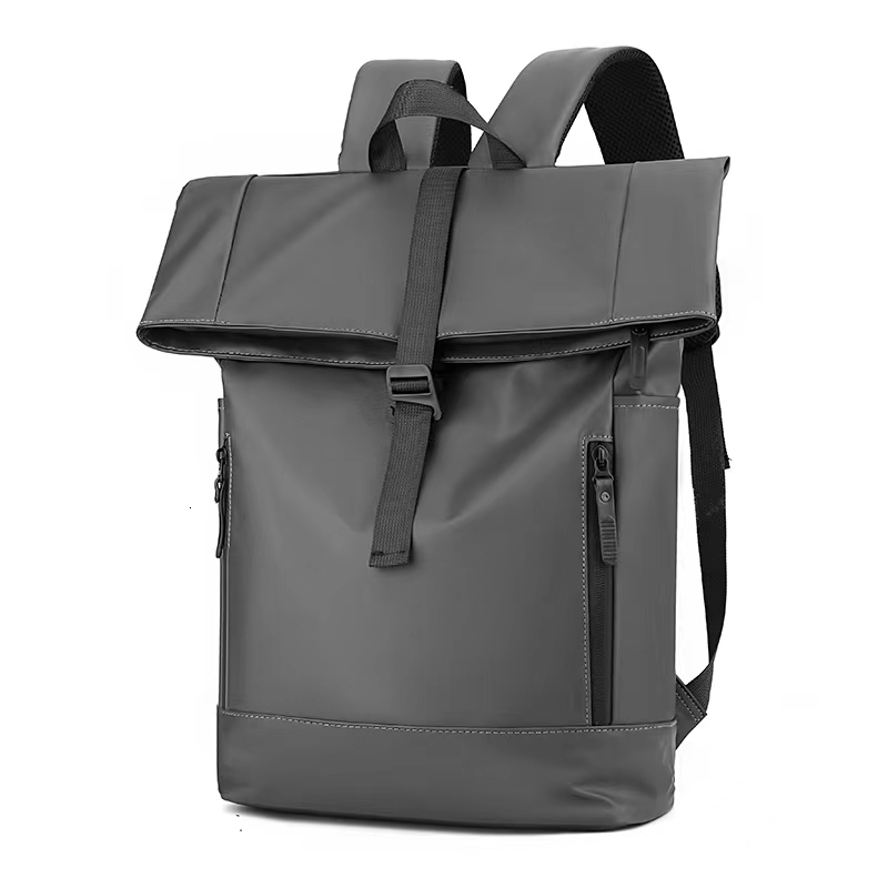 Mens Backpack Waterproof Rollup Expandable Travel Bag Large Capacity Laptop School Bags for Men Casual Daypack y240925