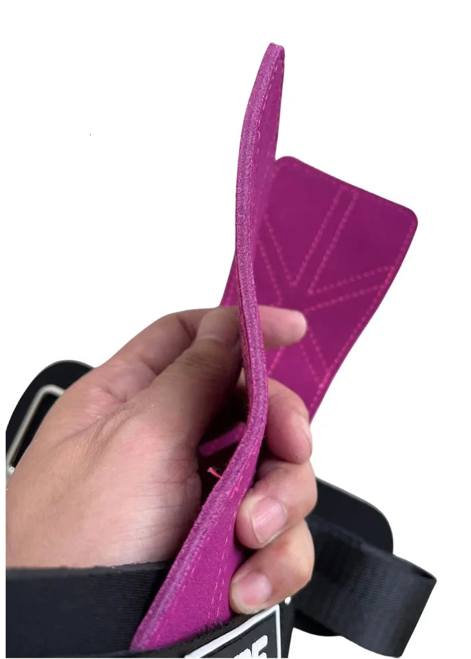 1Pair Cowhide Gym Gloves Pull-up Lifting Gymnastic Crossfit Anti-Skid Belt Wraps Support Palm Protection Pad Gloves For Women 241008