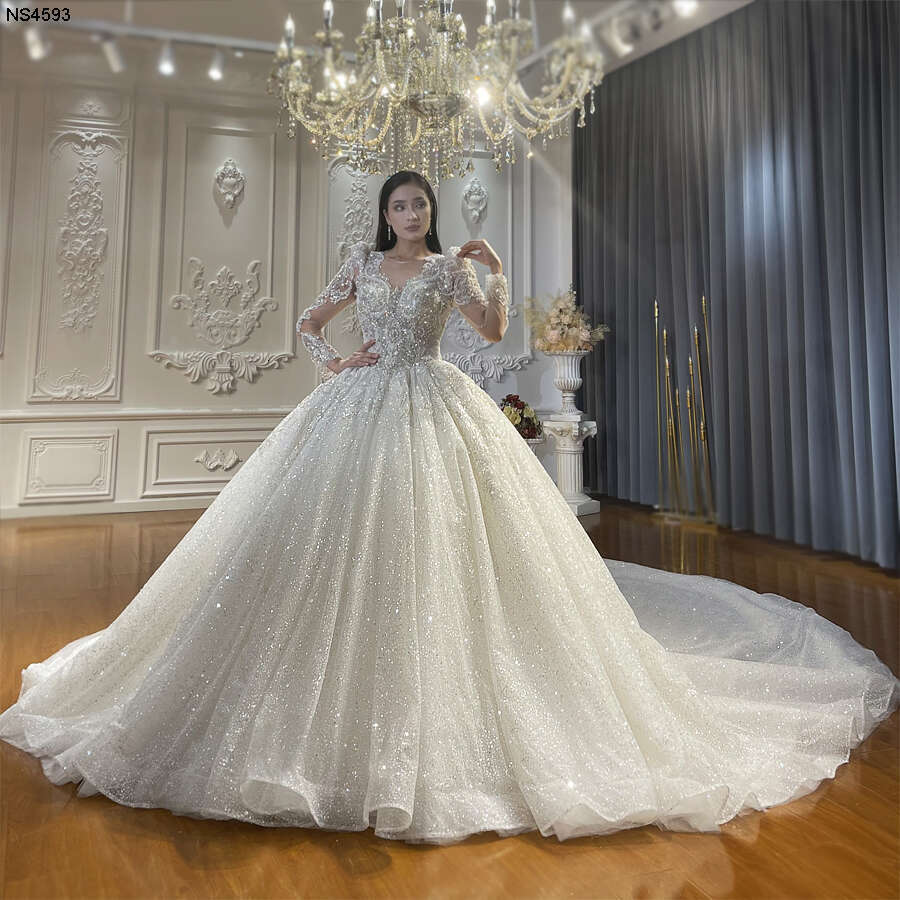 Wedding Dress For Women 2024 Bride big bow