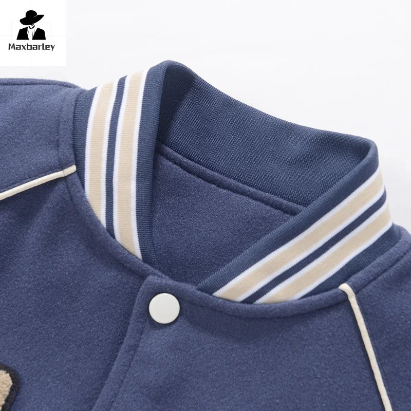 Harajuku Street Baseball Jacket Mens Spring Embroidered Loose Windproof Motorcycle Y2K Top Hip Hop Neutral College 241010