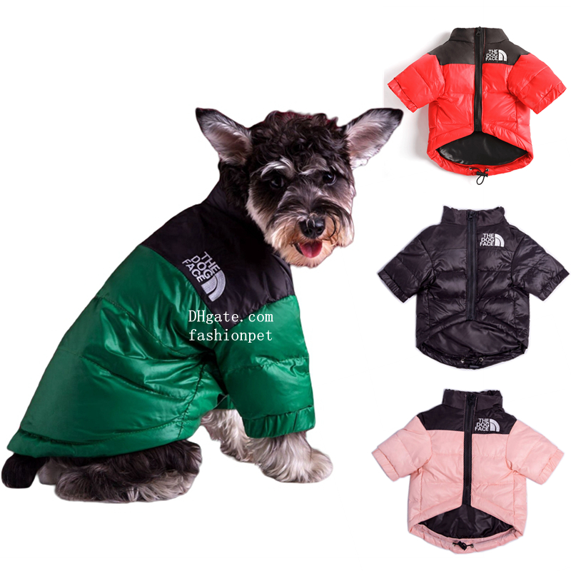 Dog Winter Coat Duck Down Jacket Designer Dog Apparel for Small Medium Dogs-Thicken Dog Coat Windproof Waterproof Pets Winter Clothes for Cold Weather Snowday L A401