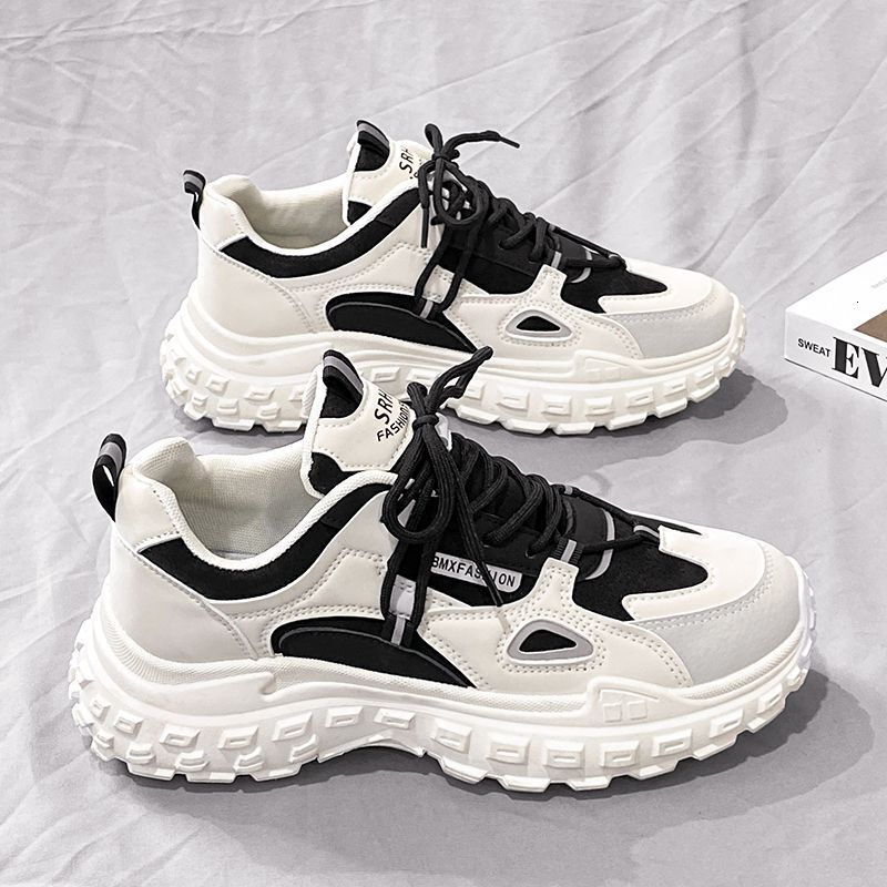 Thick soled fashionable sports summer new internet famous breathable casual men's shoes, work anti slip and wear-resistant dad shoes
