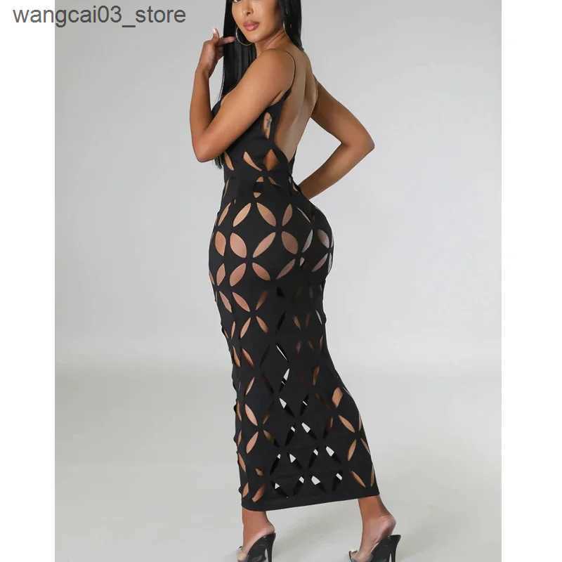 Maternity Dresses Fashion Hollow Out Maternity Photography Props Dress Sexy Slim Strap Dress Photo Shoot Dress For Women L240910