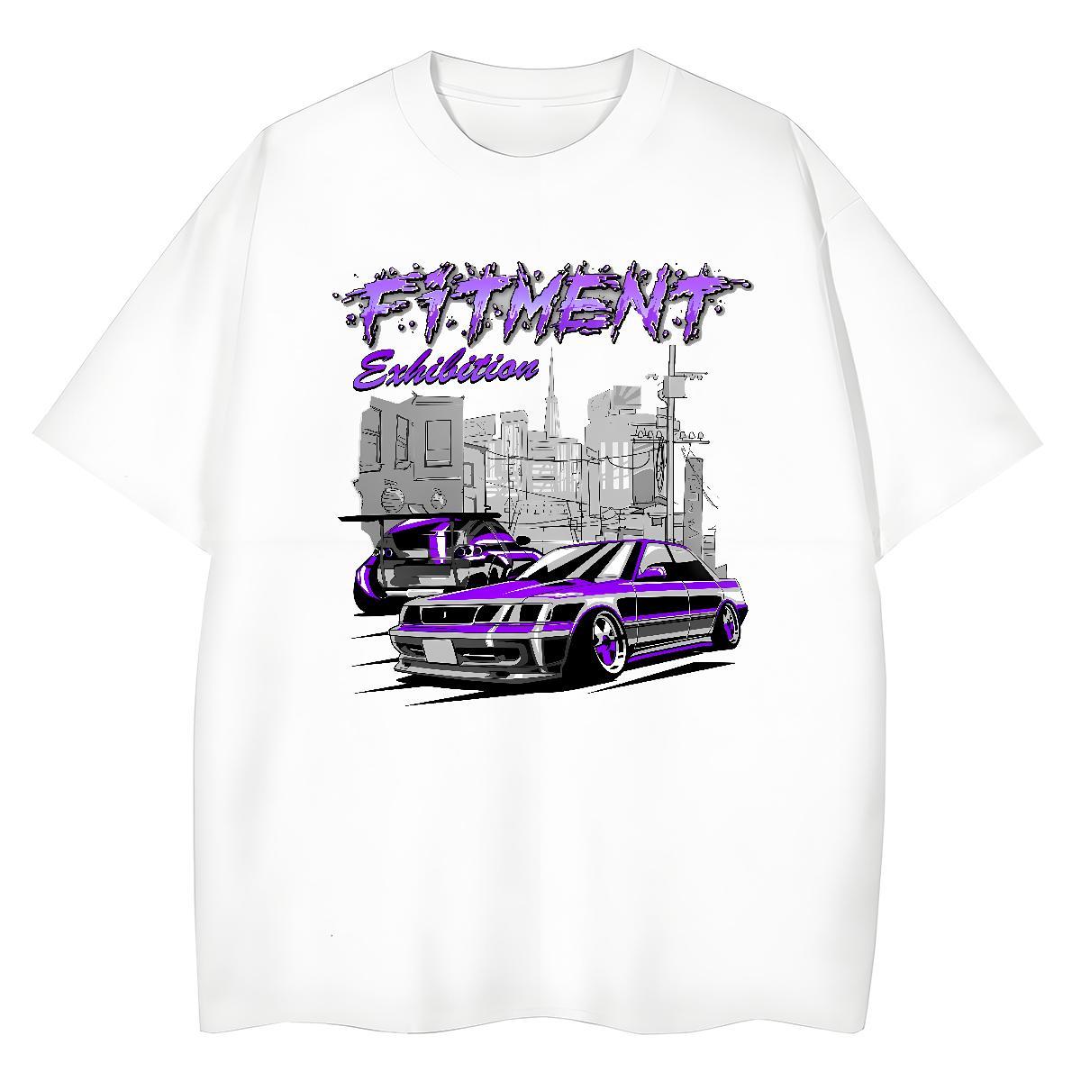 New Arrival Women T Shirts 230g Pure Cotton O-Neck Short Sleeve High Street Hip Hop car Unisex Tshirts Lady Customized Print Tee Shirt