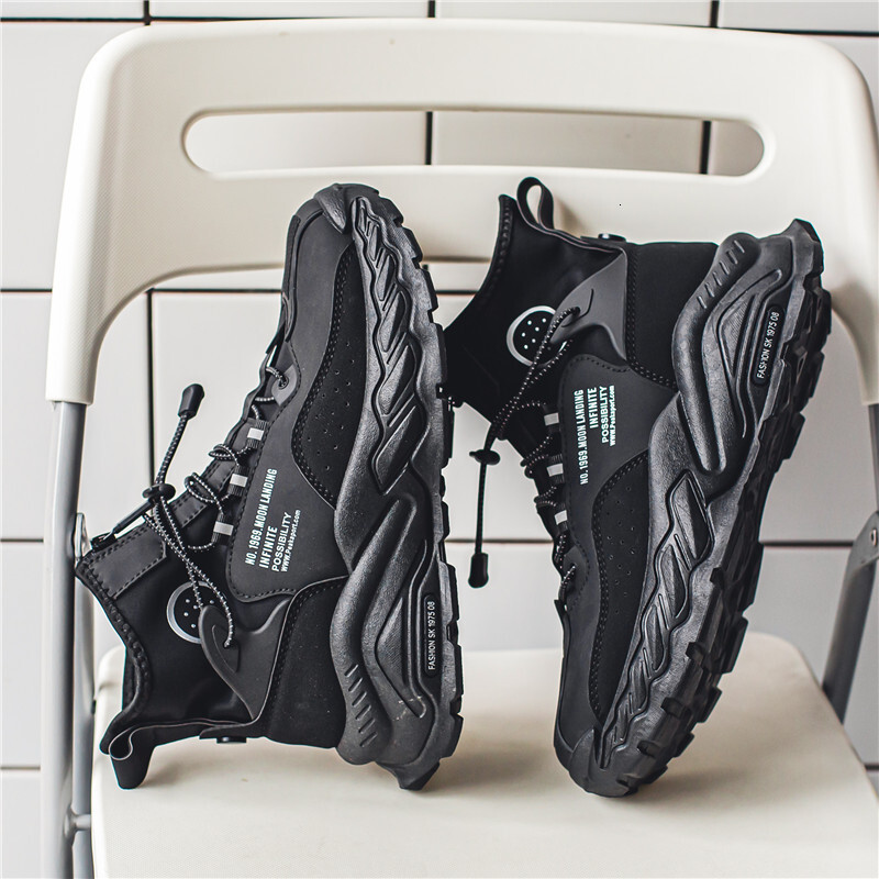 High top Men Shoes Designers Sneakers Korean Fashion Trend Casual Sport Walking Shoes