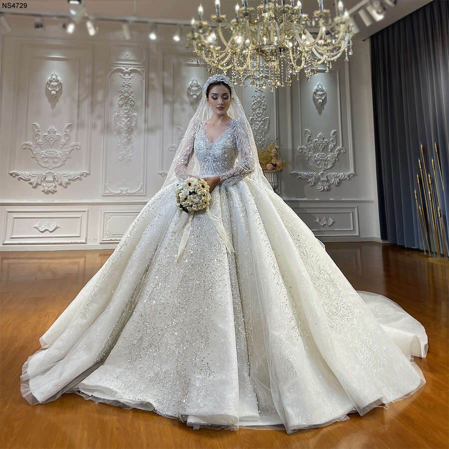 Urious Amanda Novias Crystal Wedding Dress