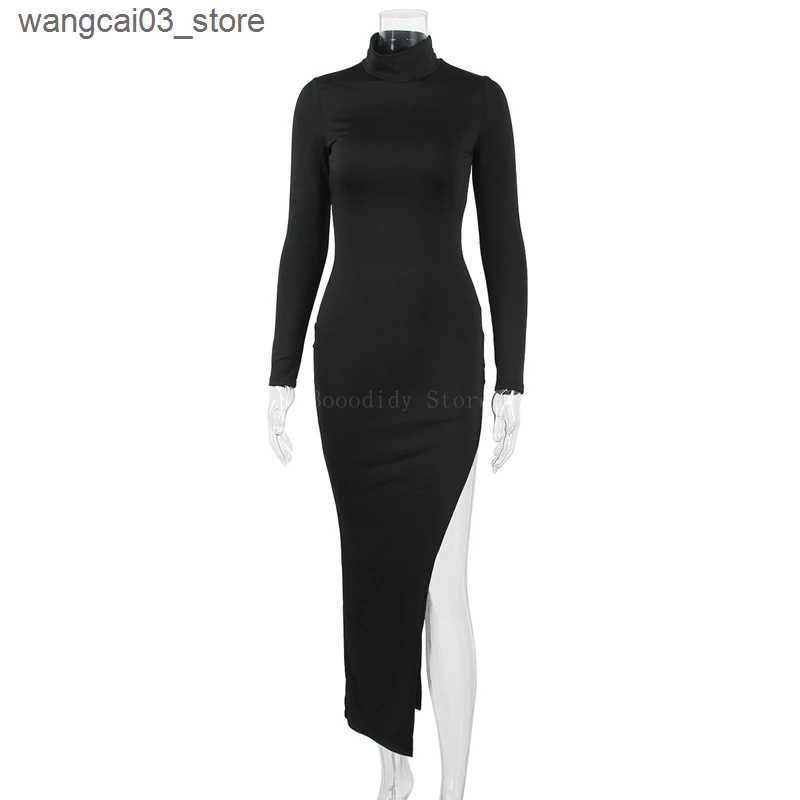 Maternity Dresses Maternity Dresses Stylish Maternity Gown with Elegant Round Neckline Perfect for Pregnancy Photoshoots L240910