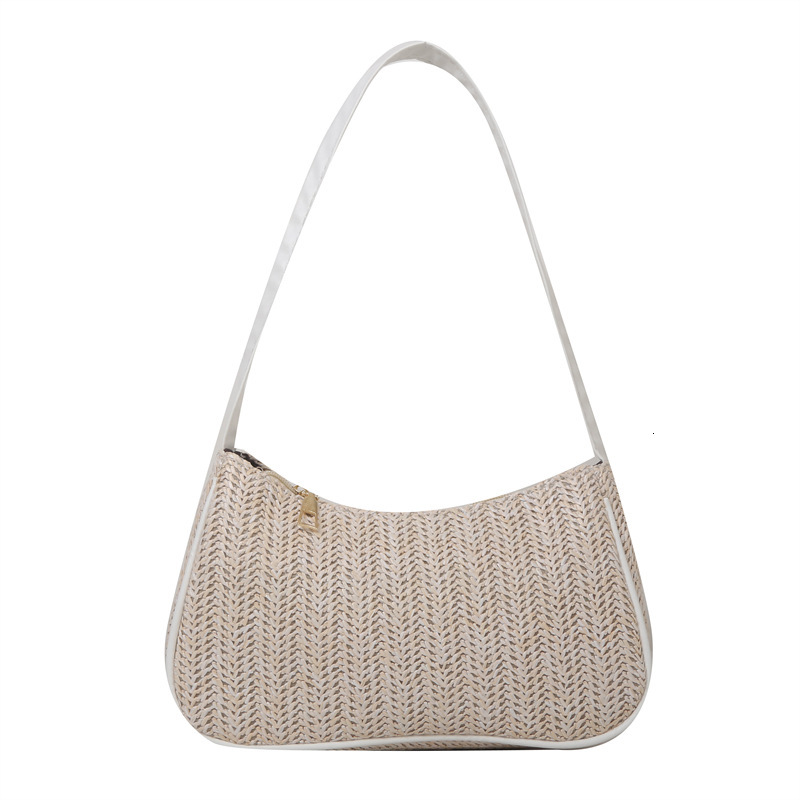 Spring New Simple Underarm Casual Commuter Shoulder for Women, Popular Knitted Women's Bag This Year