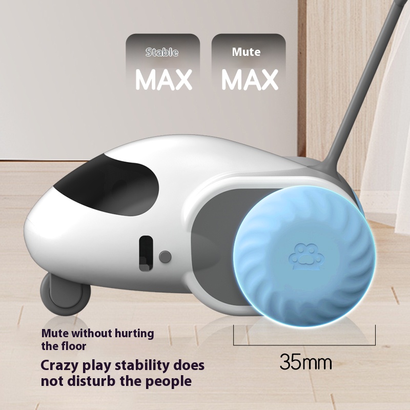 Intelligent Self-Playing Runaway Car for Indoor Feline Entertainment