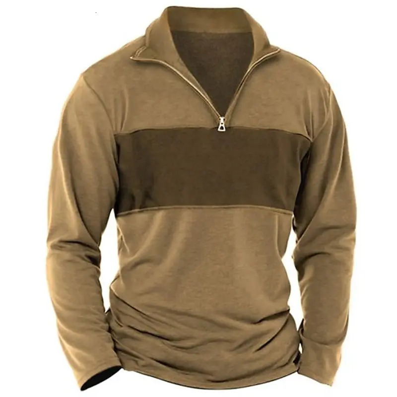 Casual Simplicity Style Half Zip Long Sleeve Sweatshirts Autumn Vintage Clothes Fashion Stand Collar Loose Tops Daily Pullover 241011