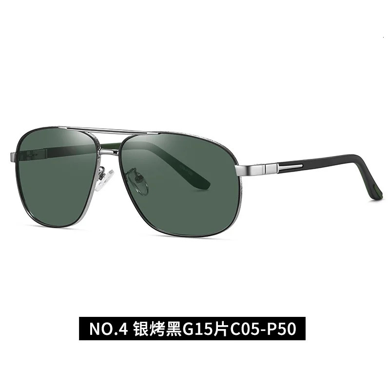 Mens polarized sunglasses metal frame driving travel vacation leisure UV protection sunglasses 241007