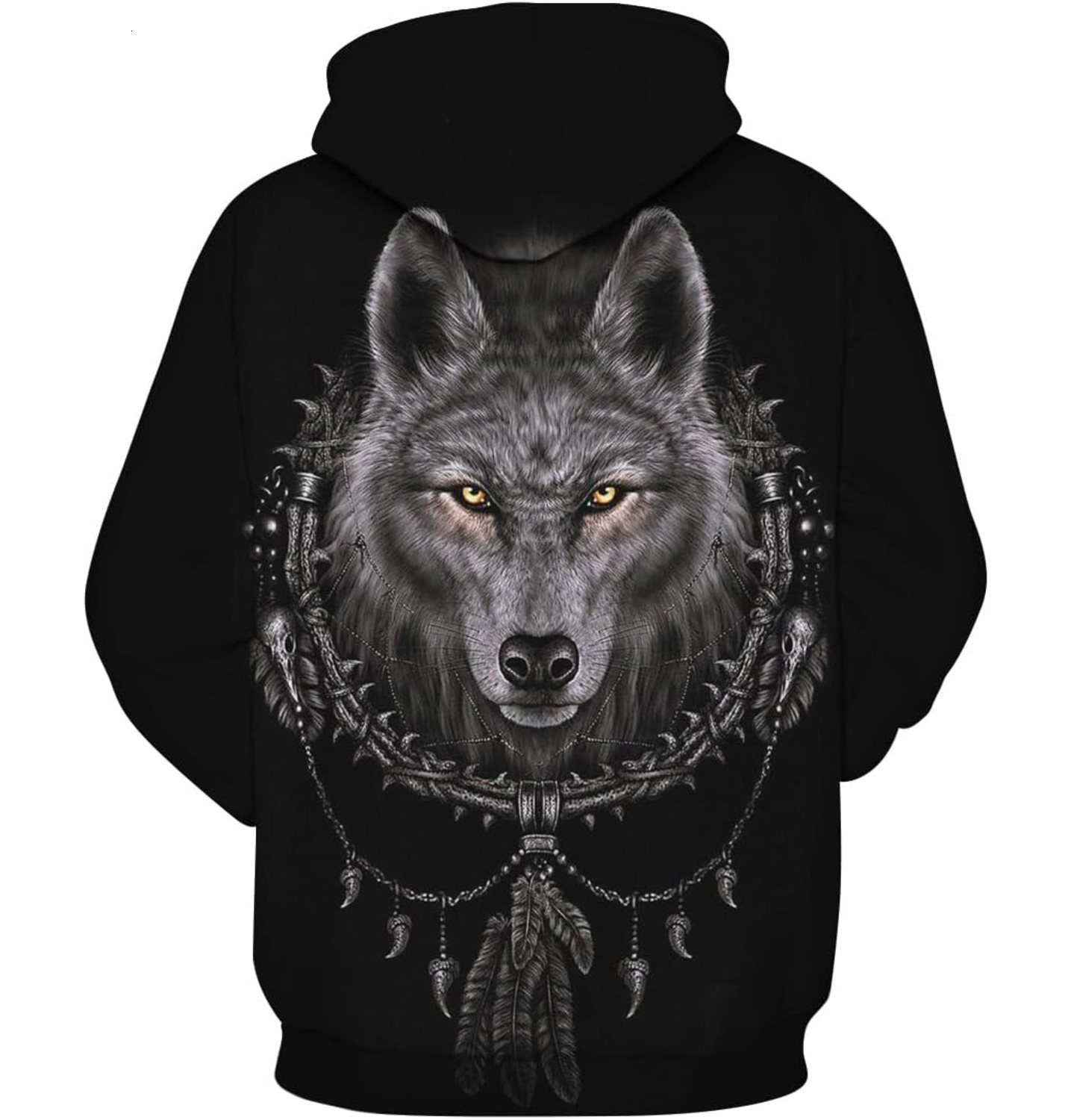 Hoodie for Mens Womens Wolf Graphic 3D Print Fashion Design Mens Hoodies Hooded Sweatshirt For Unisex Graphic Trendy Fashion