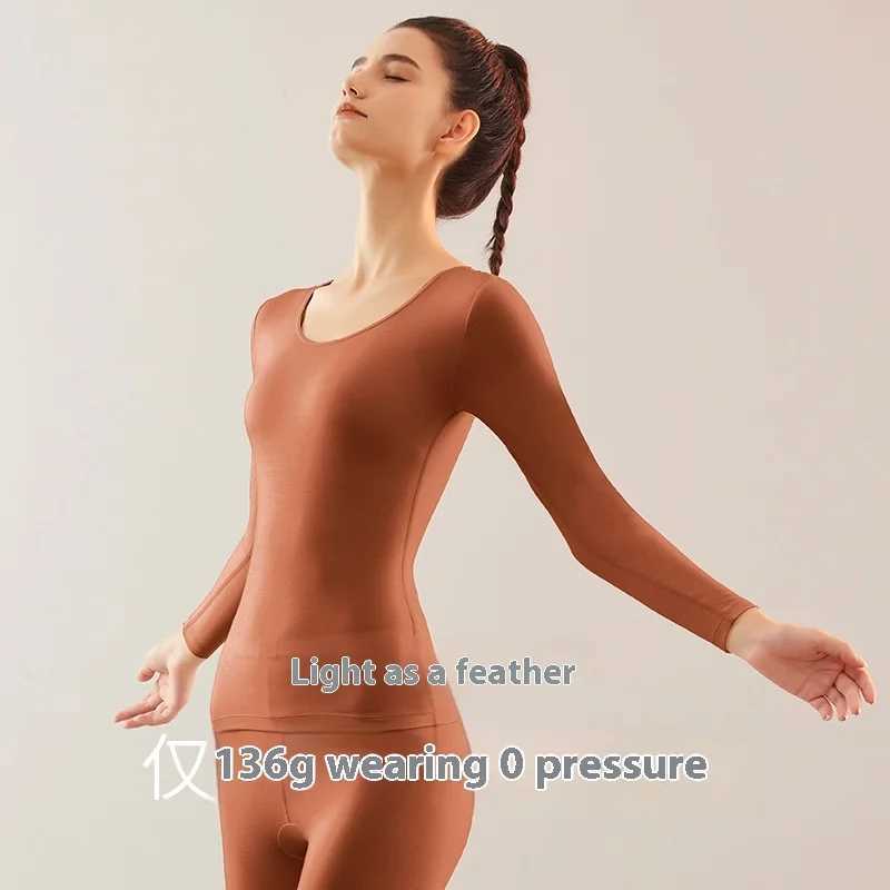 Women's Thermal Underwear thermal underwear Modal high stretch Winter clothes for women Long Slve Tops Warm Pants Leggings Thermo Underwear Y2410