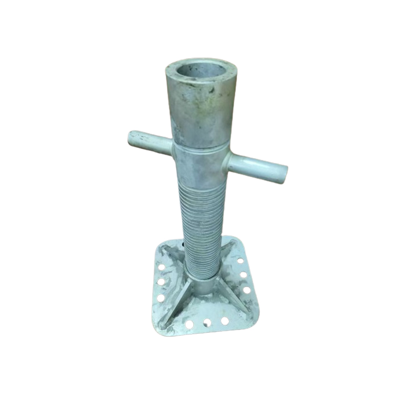 caffolding accessories thread rod base jack with nut and plate