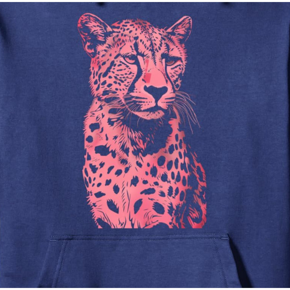 Hoodie for Mens Womens Leopard Silhouette Animal Art For Women Men Kids Pullover Hoodie Graphic Hoodies sweatshirt Pullover Long Sleeve